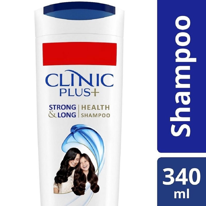 Clinic Plus شامبو كلينيك بلس القوي والطويل للصحة، 355 مل | تنظيف الشعر اليومي | مناسب لجميع أنواع الشعر - Image 2